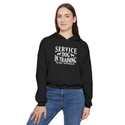 Service Dog Training Women's Cinched Hoodie