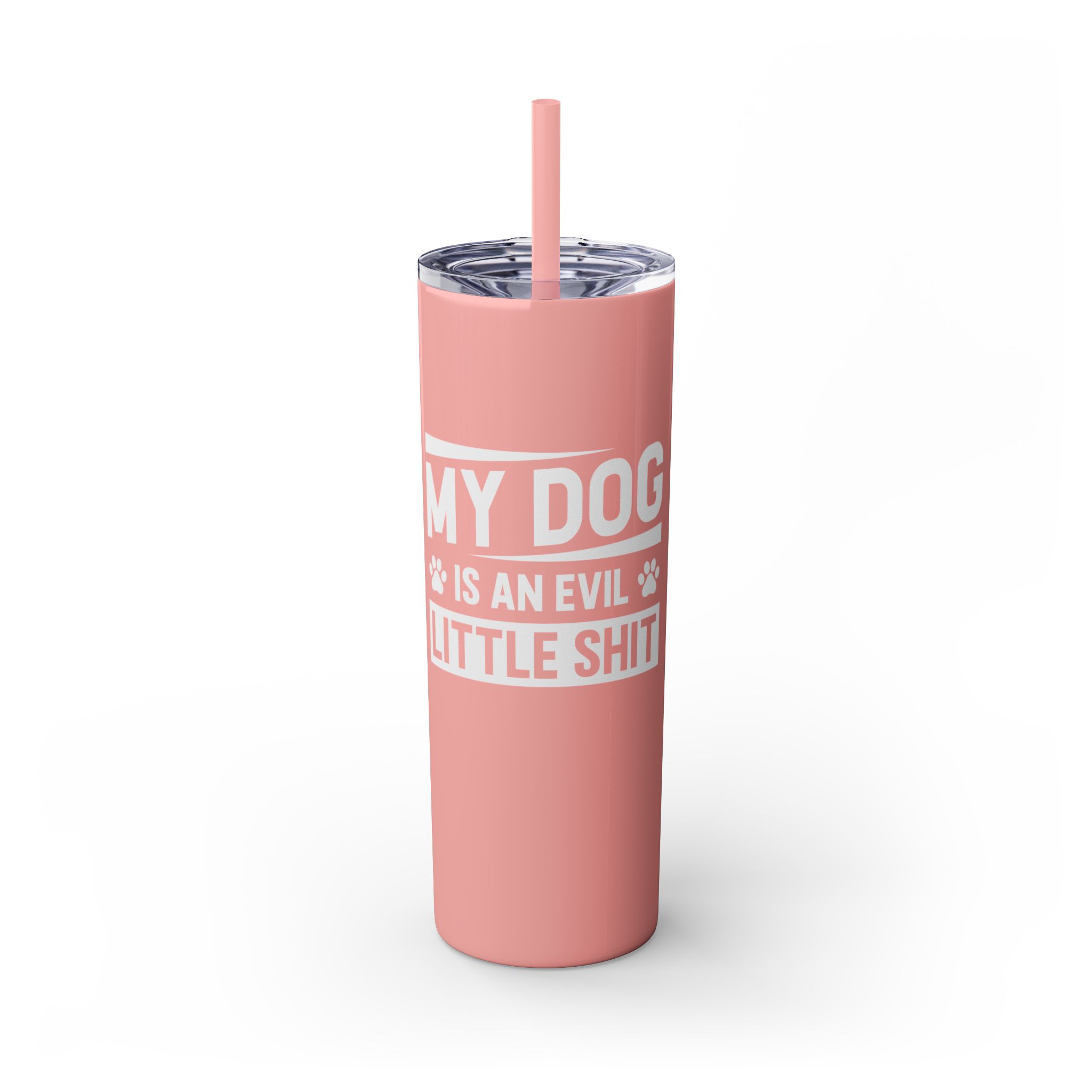Evil Dog Skinny Tumbler