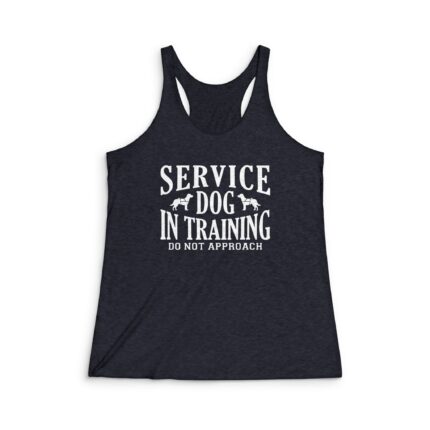 Service Dog Training Tank, Cute Racerback Tank
