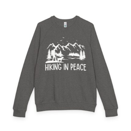 Unisex Hiking in Peace Sweatshirt - Cozy Crewneck for Nature Lovers